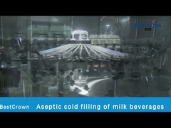 Aseptic Bottle 15000-48000 Bph Automatic Milk Filling Machine
